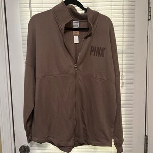 Pink Zip Up Jacket. Large